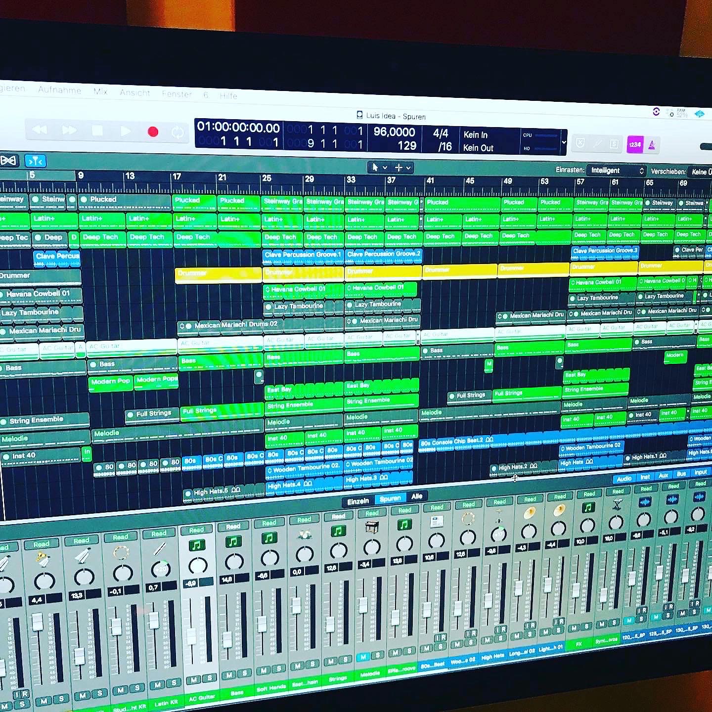 Musikproduktion im FMM Studios Tonstudio