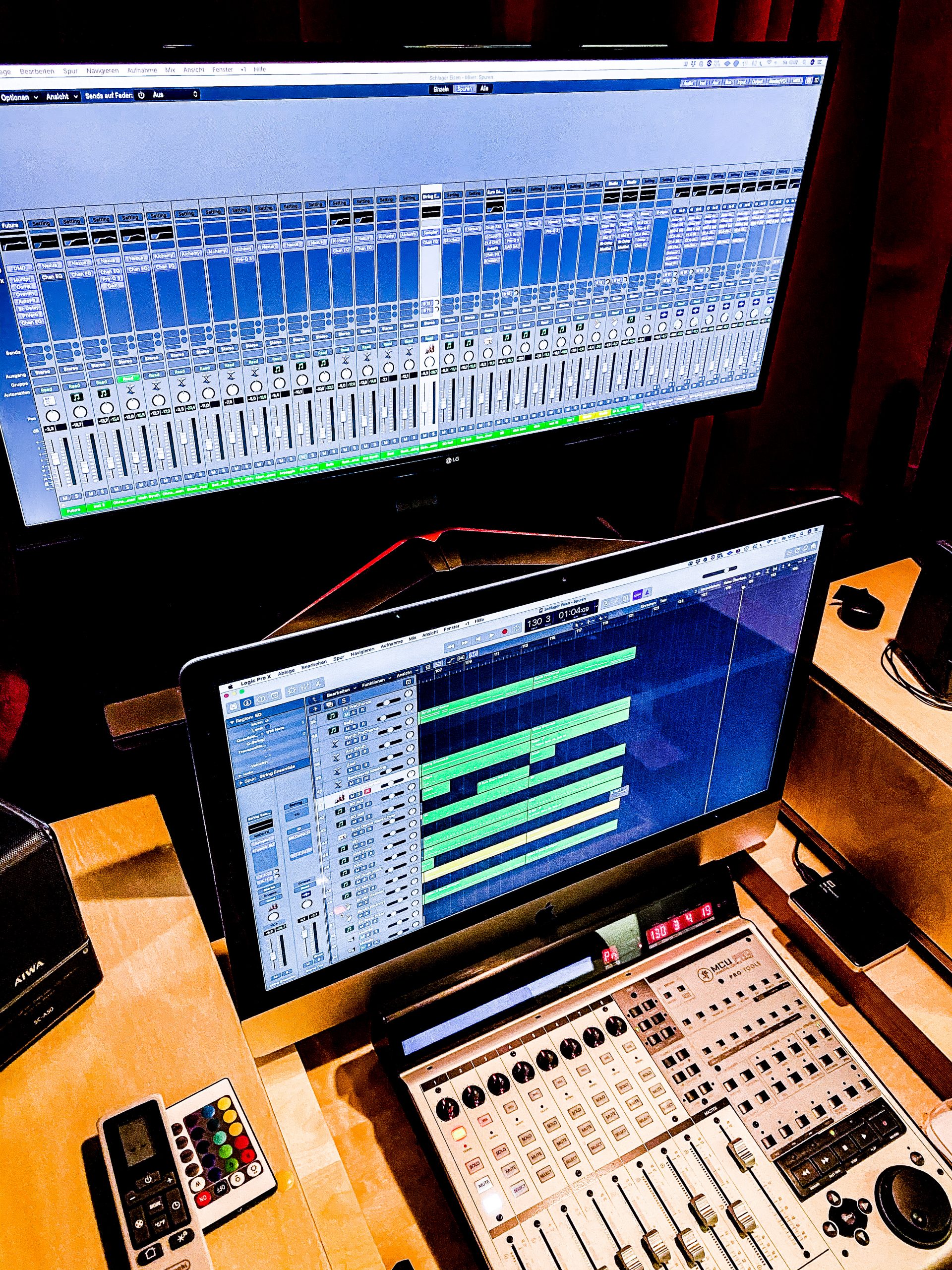 Apple Logic Pro lernen im Tonstudio München