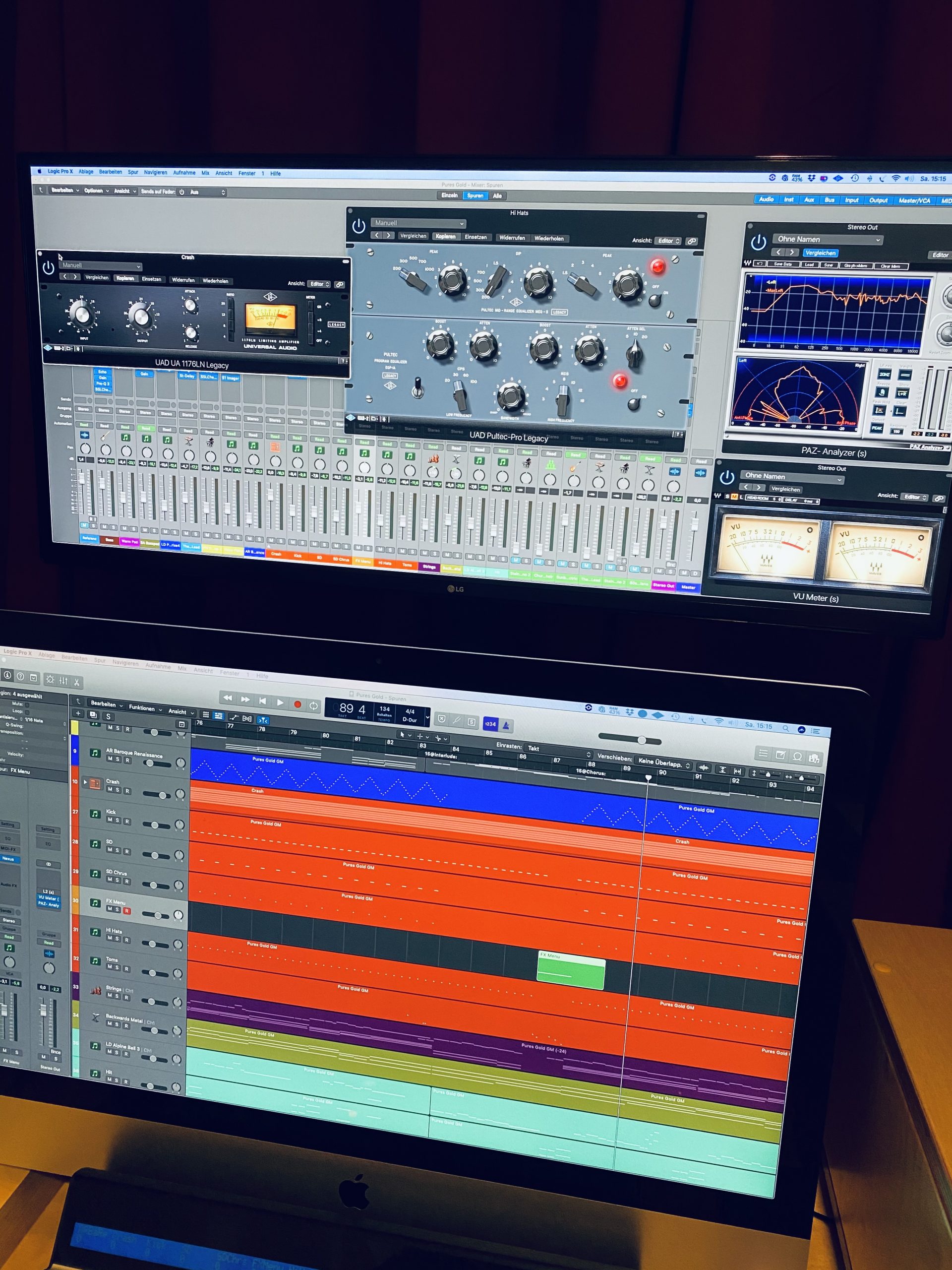 Recording und Editing – Praxis-Coaching in Logic Pro