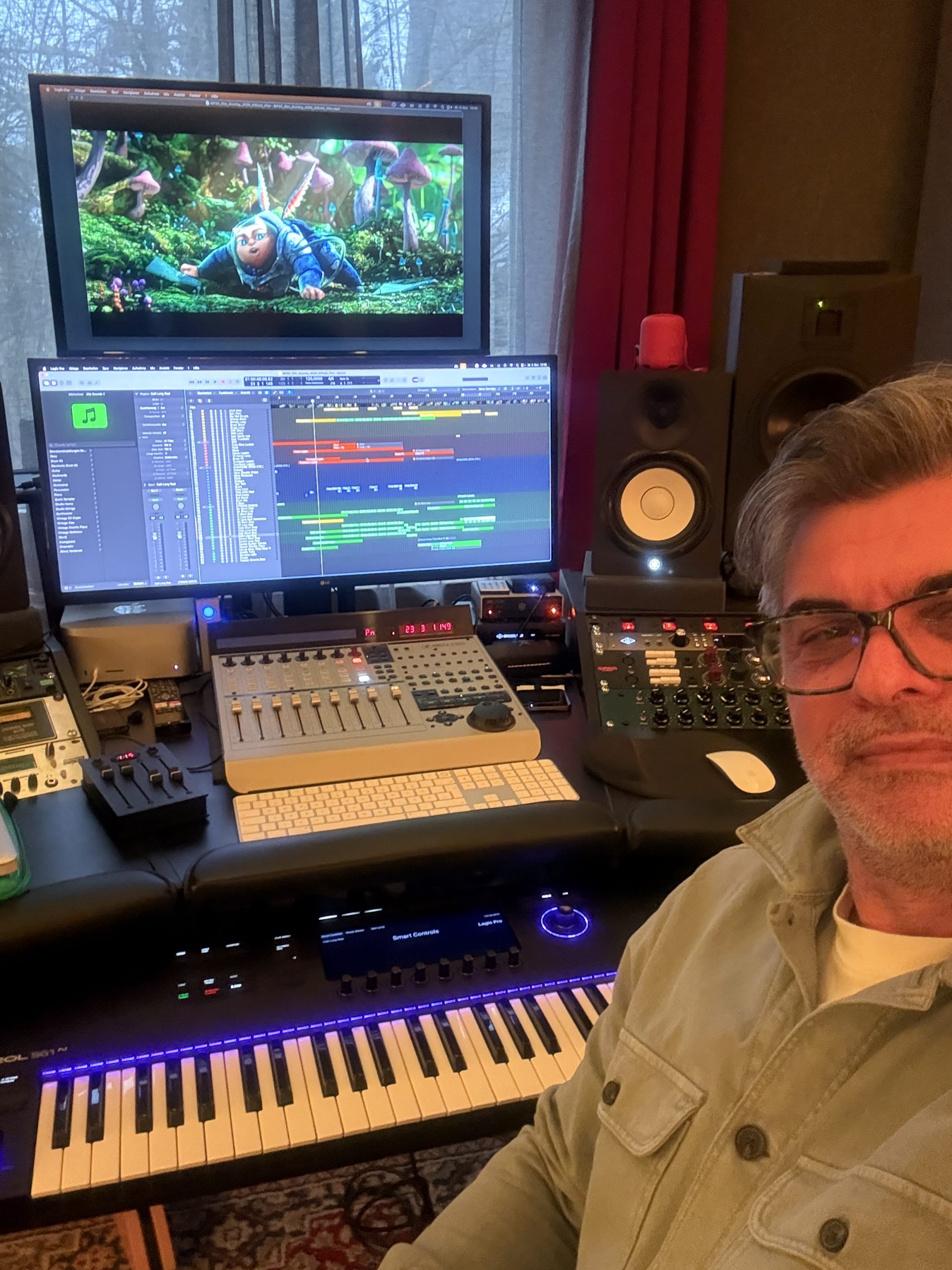 Arbeit im Studio – FMM Studios München